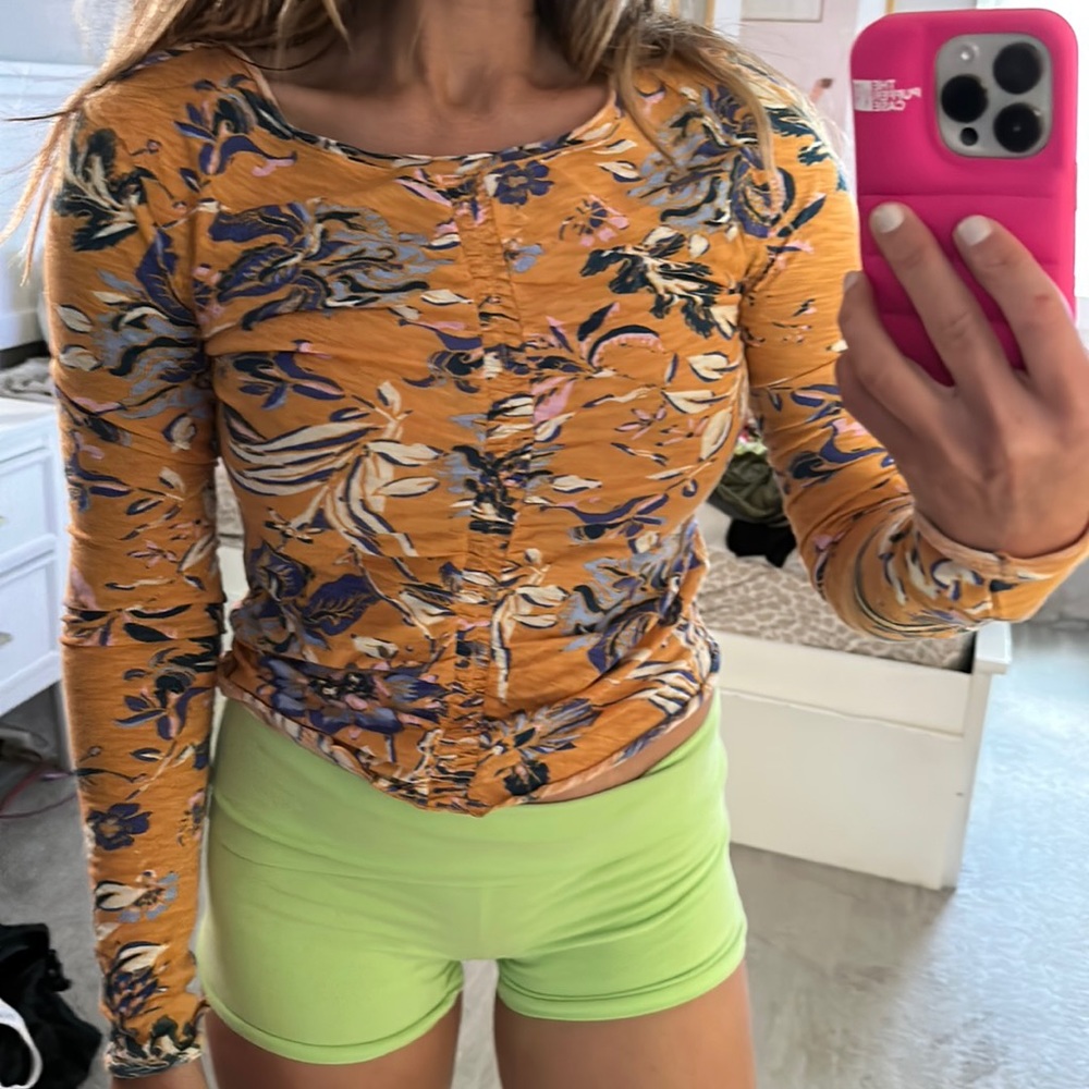 NWOT free people We the free long sleeve top